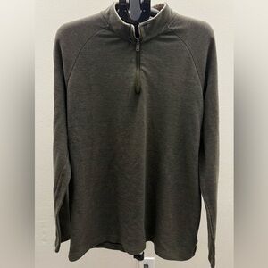 Levi's Men's Green Zip-Up Sweater